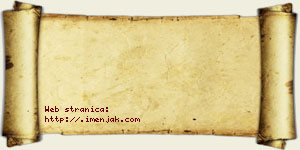 Jelisaveta Erak vizit kartica